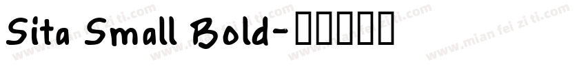 Sita Small Bold字体转换